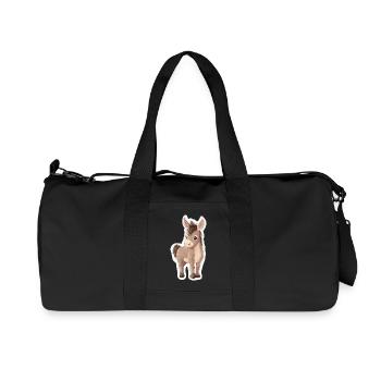 donkey - Recycled Canvas Sports Bag by Stanley/Stella - black - Front