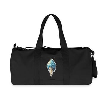 Eiscreme Eis - Recycled Canvas Sports Bag by Stanley/Stella - black - Front