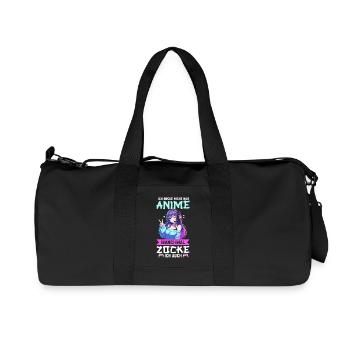 Je ne regarde pas seulement des anime, parfois je joue aussi - Sac de sport en toile recyclée Stanley/Stella - noir - Devant