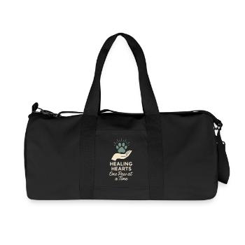 Tierheimmitarbeiter, Tierrettungs-freiwilliger - Recycelte Canvas-Sporttasche von Stanley/Stella - Schwarz - Vorne