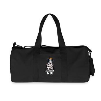 Before You Ask Border Collie Hütehund Collie - Recycled Canvas Sports Bag by Stanley/Stella - black - Front