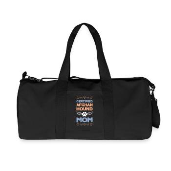 Zertifizierte Afghan Hound Mom - Recycelte Canvas-Sporttasche von Stanley/Stella - Schwarz - Vorne