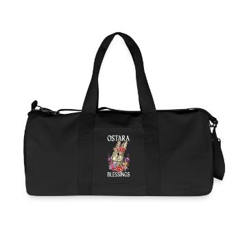 Ostara-Segnungen, frohes Osterhase, - Recycelte Canvas-Sporttasche von Stanley/Stella - Schwarz - Vorne