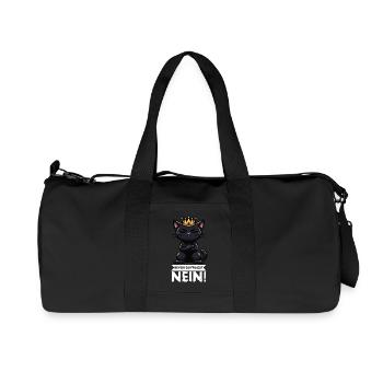 Avant que tu ne demandes Pas de chats Chats Amateur des chats - Sac de sport en toile recyclée Stanley/Stella - noir - Devant