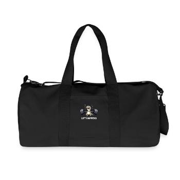 Dino T-Rex Poids Haltérophilie Haltérophilie - Sac de sport en toile recyclée Stanley/Stella - noir - Devant