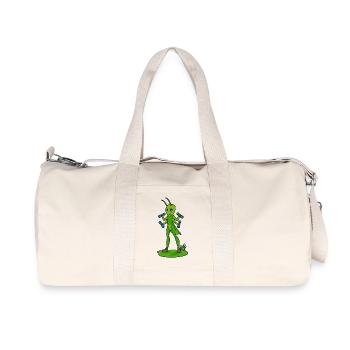 Caterpillar Bodybuilder Haltères Musculation - Sac de sport en toile recyclée Stanley/Stella - blanc naturel - Devant