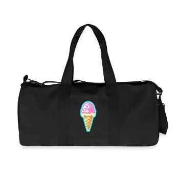 Ice - Recycled Canvas Sports Bag by Stanley/Stella - black - Front