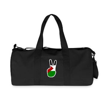 Free palestine - Recycled Canvas Sports Bag by Stanley/Stella - black - Front