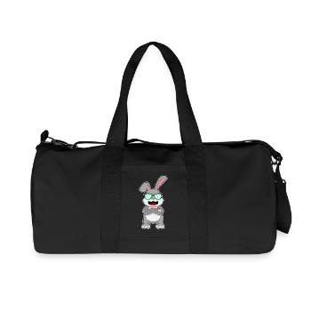 Bunny Sunglasses - Recycled Canvas Sports Bag by Stanley/Stella - black - Front