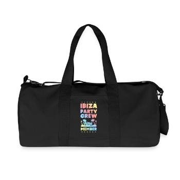 Ibiza Party Crew - Recycled Canvas Sports Bag by Stanley/Stella - black - Front