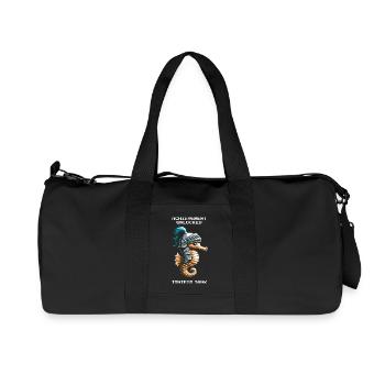 Achievement: smallest tank | Seahorse - Recycled Canvas Sports Bag by Stanley/Stella - black - Front