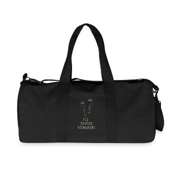 Les Tontons Flingueurs et Bringueurs - Sac de sport en toile recyclée Stanley/Stella - noir - Devant