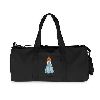 Prinzessin im Eiskristallkleid - Recycelte Canvas-Sporttasche von Stanley/Stella - Schwarz - Vorne
