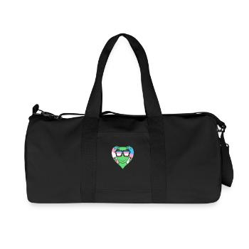 Transgender Transsexual Alien Gift - Recycled Canvas Sports Bag by Stanley/Stella - black - Front