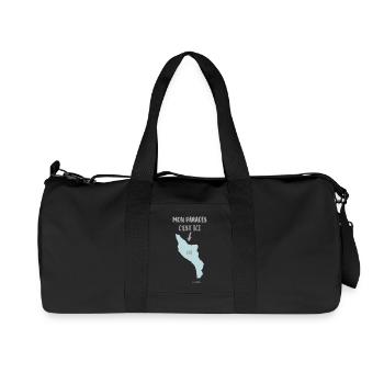 Moon paradis , serie ile d'Oléron - Sac de sport en toile recyclée Stanley/Stella - noir - Devant
