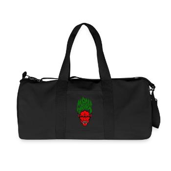 Stapooa Dämon Farbe - Recycelte Canvas-Sporttasche von Stanley/Stella - Schwarz - Vorne