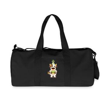 Cow Birthday Cake - Recycled Canvas Sports Bag by Stanley/Stella - black - Front
