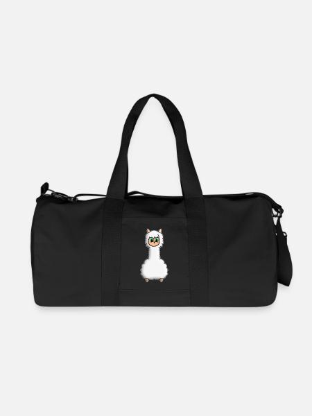 Alpaka - Recycelte Canvas-Sporttasche von Stanley/Stella - Schwarz
