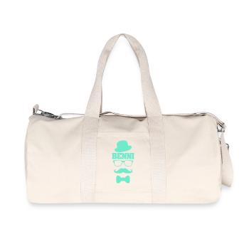 Benni comme prénom - Sac de sport en toile recyclée Stanley/Stella - blanc naturel - Devant