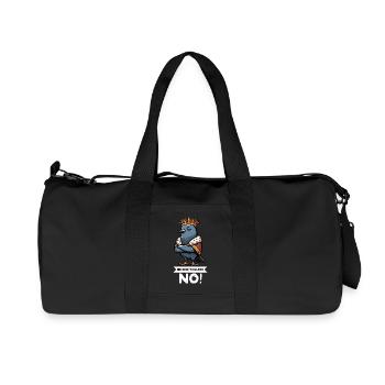 Before You Ask Pigeon Pigeons Pigeon Lovers Bird - Recycled Canvas Sports Bag by Stanley/Stella - black - Front