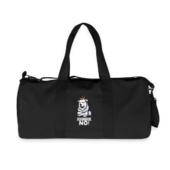 Avant de demander Berger Blanc Berger Berger - Sac de sport en toile recyclée Stanley/Stella - noir - Devant