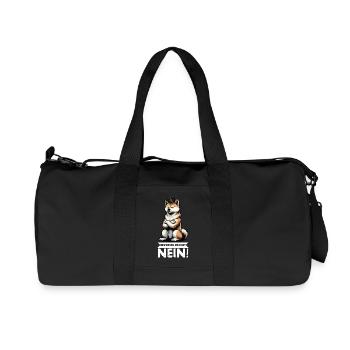 Before you ask No Akita AkitaOwner Akitas - Recycled Canvas Sports Bag by Stanley/Stella - black - Front