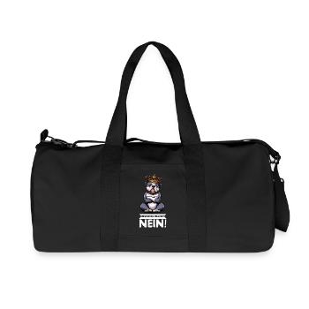 Avant que vous ne demandiez, pas de bully américain Bully Pit - Sac de sport en toile recyclée Stanley/Stella - noir - Devant