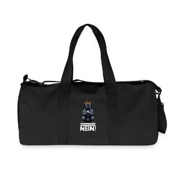 Bevor Du Fragst Cane Corso Cane Corsos Corsohalter - Recycelte Canvas-Sporttasche von Stanley/Stella - Schwarz - Vorne