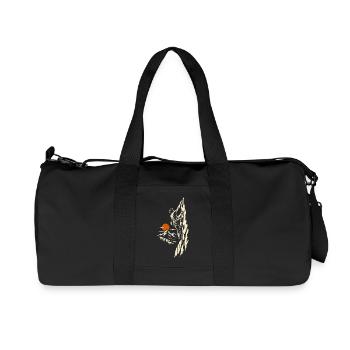 Klippenklettern – Klettern und Bergsteigen - Recycelte Canvas-Sporttasche von Stanley/Stella - Schwarz - Vorne