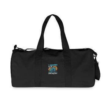 Crochet Crochet Knitting Yarn Crochet - Recycled Canvas Sports Bag by Stanley/Stella - black - Front