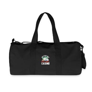 Out of My Way aller au casino Gambler Gift - Sac de sport en toile recyclée Stanley/Stella - noir - Devant