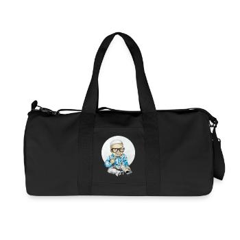 Naughty Boy, carographic - Recycelte Canvas-Sporttasche von Stanley/Stella - Schwarz - Vorne