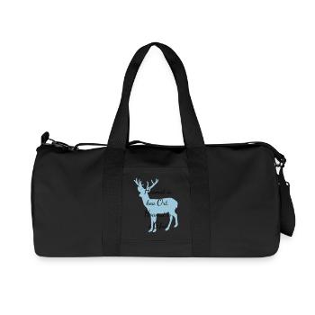 Hoamat G'fui - Recycelte Canvas-Sporttasche von Stanley/Stella - Schwarz - Vorne
