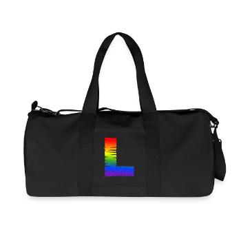 Rainbow L - Recycled Canvas Sports Bag by Stanley/Stella - black - Front