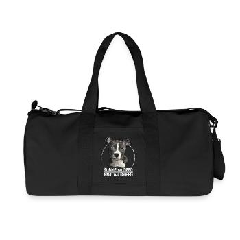 Staffordshire TERRIER blâmer l'acte - Sac de sport en toile recyclée Stanley/Stella - noir - Devant