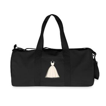 wedding dress - Recycled Canvas Sports Bag by Stanley/Stella - black - Front