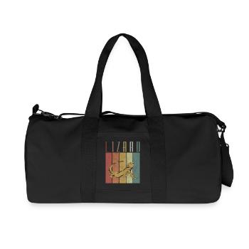 lizard - Recycled Canvas Sports Bag by Stanley/Stella - black - Front
