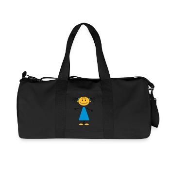 girl - Sac de sport en toile recyclée Stanley/Stella - noir - Devant