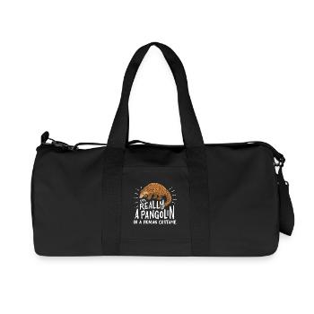 Schuppentier - Recycelte Canvas-Sporttasche von Stanley/Stella - Schwarz - Vorne