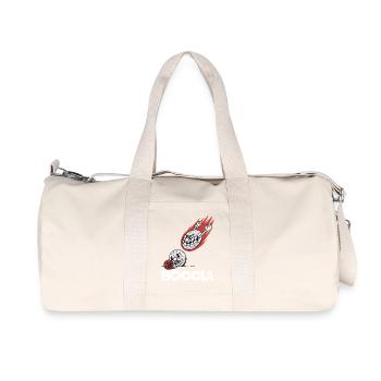 Vêtements de joueur de boccia avec boules de pétanque Boccia - Sac de sport en toile recyclée Stanley/Stella - blanc naturel - Devant