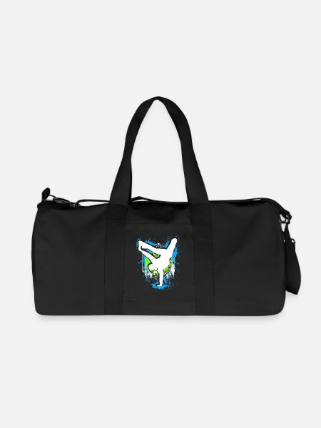Breakdance - Breakdancer - Breakdancing - BBoy - Sac de sport en toile recyclée Stanley/Stella - noir