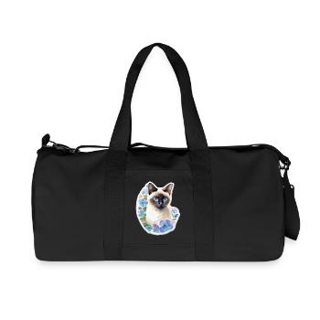 Siamese cat - Recycled Canvas Sports Bag by Stanley/Stella - black - Front