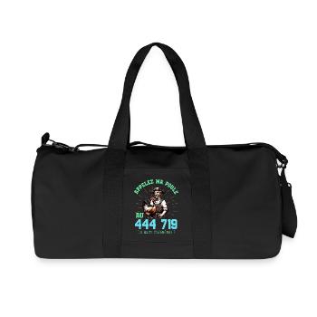 Appelez ma poule au Cat Cat Cat : C'est un oeuf ! - Sac de sport en toile recyclée Stanley/Stella - noir - Devant