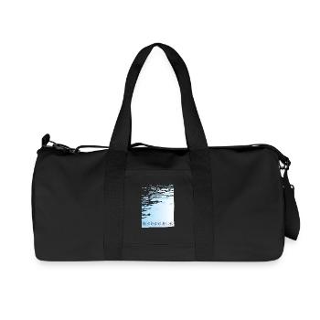 Mieux vaut mer que moins d’eau Devise : minimalement cool - Sac de sport en toile recyclée Stanley/Stella - noir - Devant