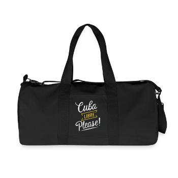 Cuba Libre s'il vous plait ! - Sac de sport en toile recyclée Stanley/Stella - noir - Devant