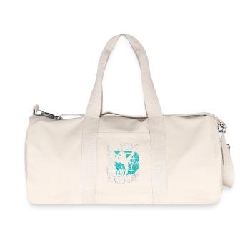 Soutien à sœur Turnerin - Sac de sport en toile recyclée Stanley/Stella - blanc naturel - Devant