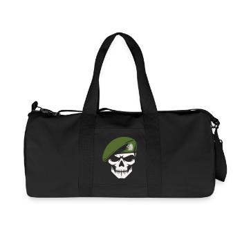 Army - Recycled Canvas Sports Bag by Stanley/Stella - black - Front