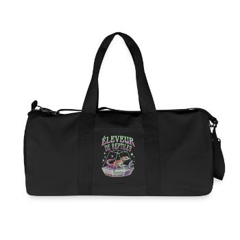 Éleveur de reptiles - Sac de sport en toile recyclée Stanley/Stella - noir - Devant