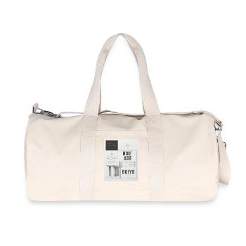 Affiche d’architecture moderne - Sac de sport en toile recyclée Stanley/Stella - blanc naturel - Devant