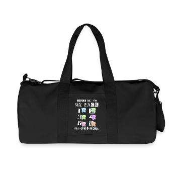 Teddy Cuddle Six Pack - Recycled Canvas Sports Bag by Stanley/Stella - black - Front